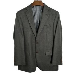 Alan Lebow 100% Luxury Lambs Wool 2 Button Tweed Blazer 40R‎